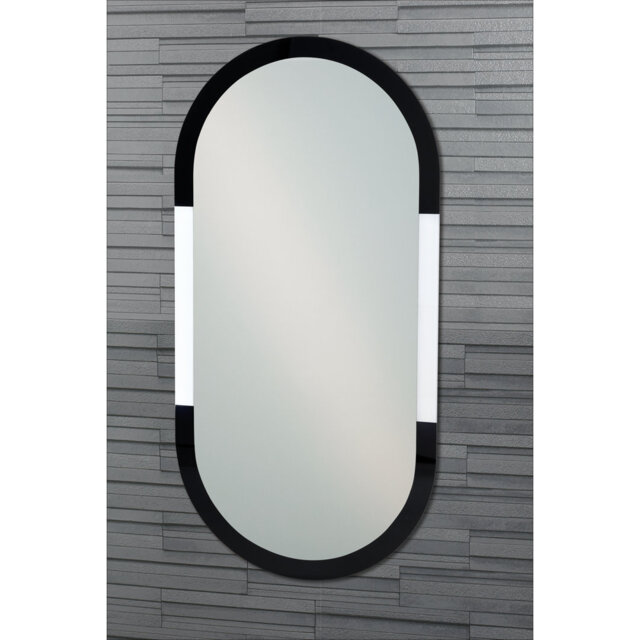 Chrisean Glass Oval Mirror