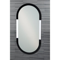 Chrisean Glass Oval Mirror