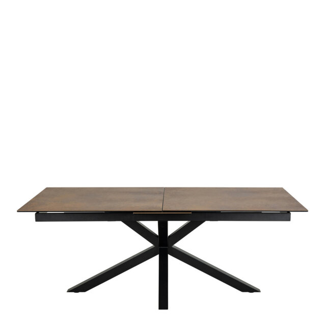 Harrisonburg Extendable Metal Base Dining Table