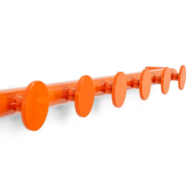Retro Steel Wall 6 - Hook Coat Rack
