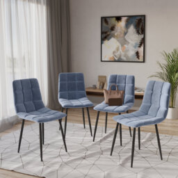 Adalaina 47cm H Tufted Velvet Upholstered Metal Armchair