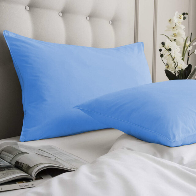 Super Soft Microfiber Housewife Pillowcase Set Of 2, Easy-Care Bedding