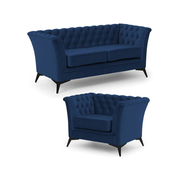 Whitby 2 - Piece Velvet Living Room Set