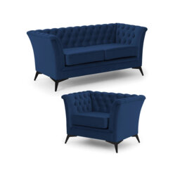 Whitby 2 - Piece Velvet Living Room Set