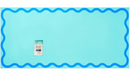 SCALLOP EDGE BEACH TOWELS AQUA