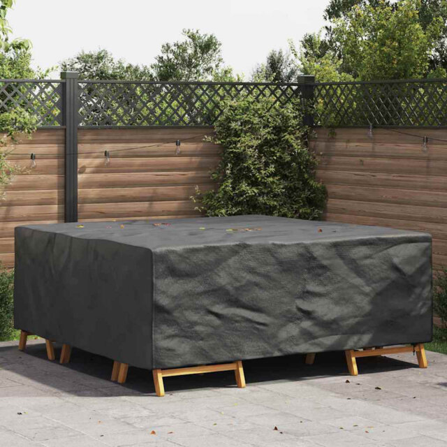 Outdoor Furniture Cover Black 200 X 200 X 90 Cm 600D
