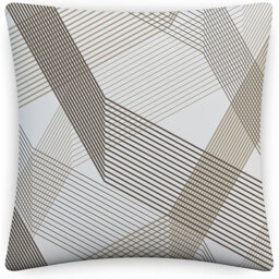 Indoor/Outdoor Square Throw Pillow Cover, Printed Cushion Cover