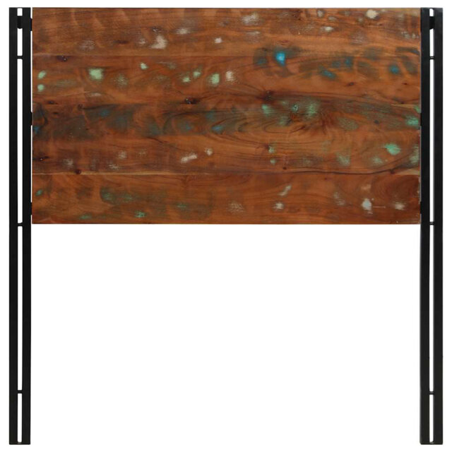 Headboard Solid Wood Reclaimed And Iron