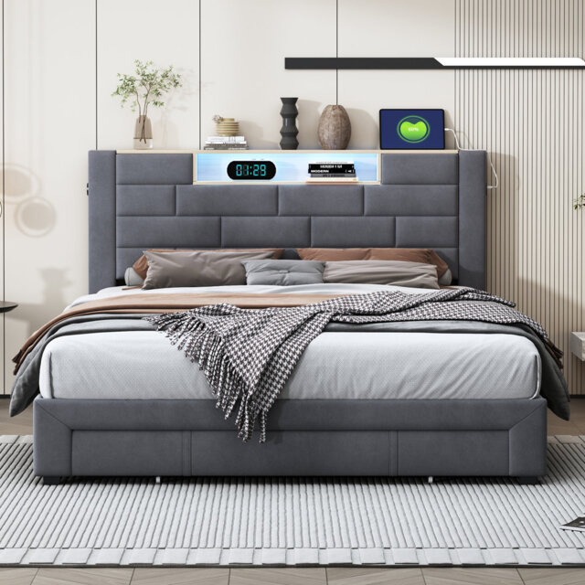 Upholstered Storage Bed
