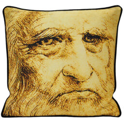Leonardo Abstract Square Cushion
