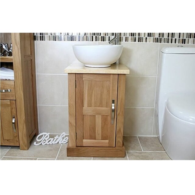 Counts 500mm Single Bathroom Vanity with Vessel Ceramic Basin