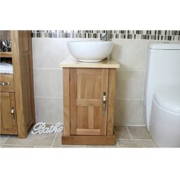 Counts 500mm Single Bathroom Vanity with Vessel Ceramic Basin