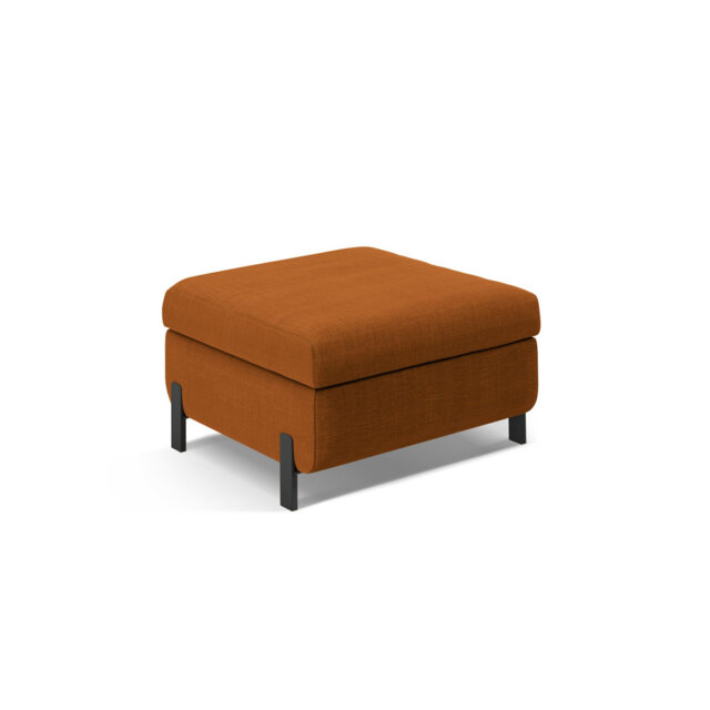 Ryott 72cm Wide Solid Colour Pouffe Ottoman