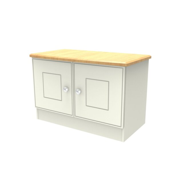"Fully Assembled McVille TV Stand for TVs up to 48"""