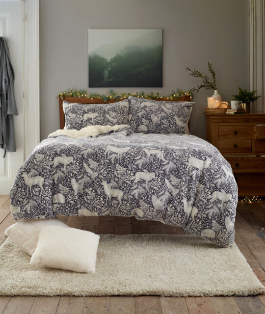 Woodland Folk Fleece Duvet Cover Set â Super Soft Fleece / Microfiber Duvet Cover Set Set