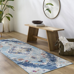 Leaver Blue Rug