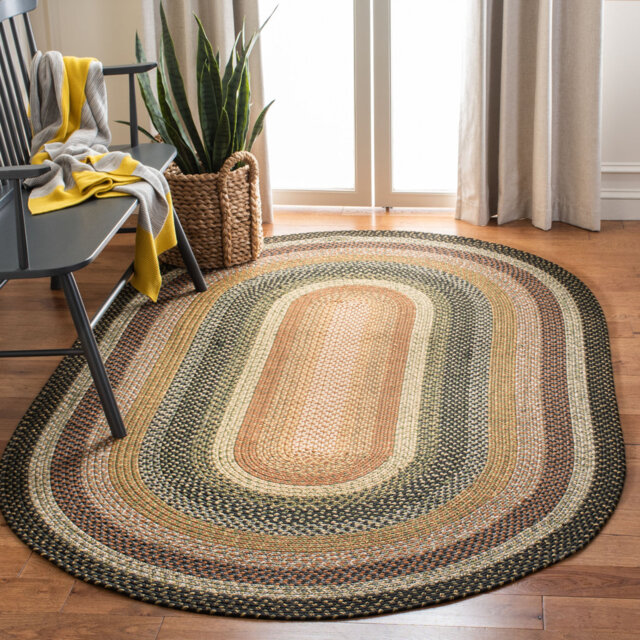 Capehart Striped Multi Indoor/Outdoor Rug