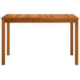 Latitude Run Garden Table 110X55x67 Cm Solid Wood Acacia