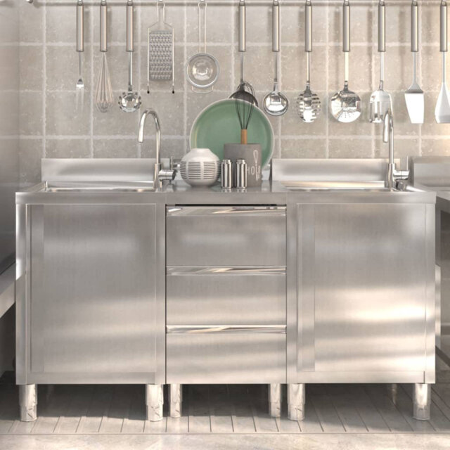Stainless Steel Kitchen Pantry