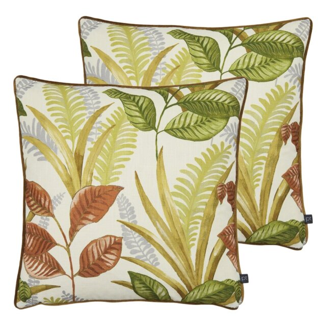 Pamina Feathers Floral Scatter Cushion with Filling