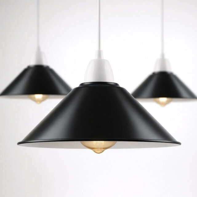 10cm H Metal Cone Lamp Shade