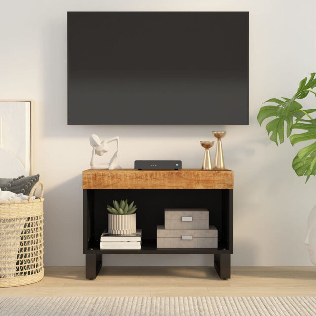 Borough Wharf TV Cabinet 60X33x43.5 Cm Solid Wood Reclaimed