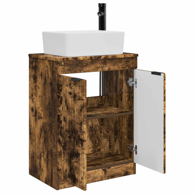 Single Bathroom Vanity with Ceramic Basin