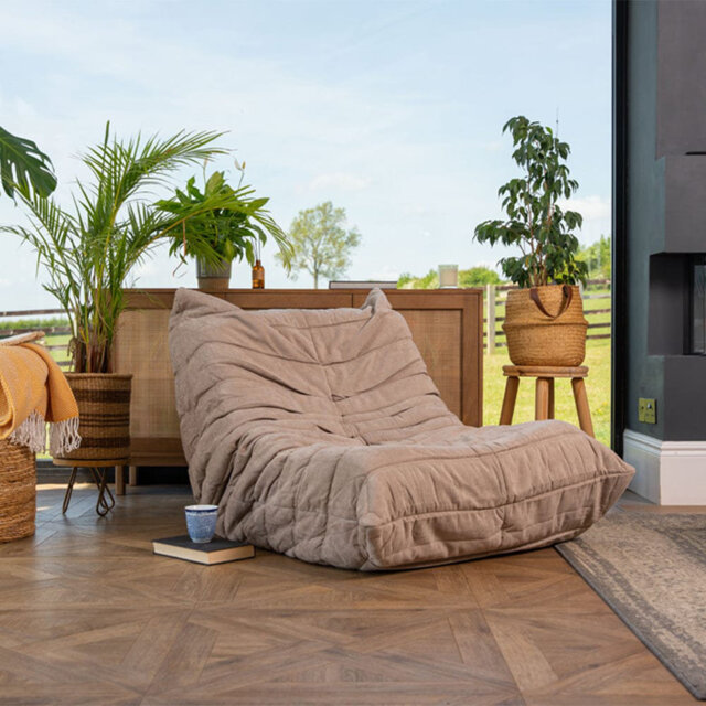 Nevaeh Fabric Bean Bag Lounger