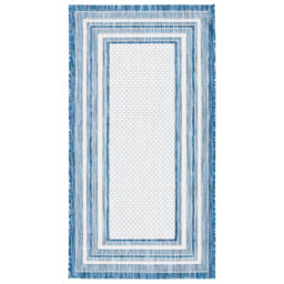 Austa Ivory/Navy Indoor/Outdoor Rug