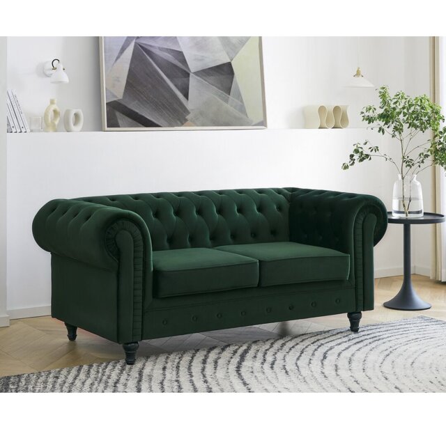 Dake 2 Seater Velvet Sofa