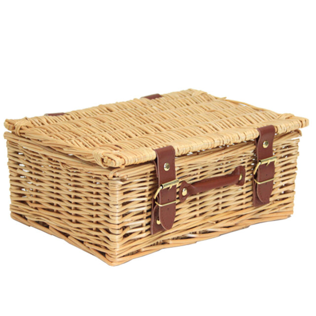 Wicker Hamper Basket with Lid
