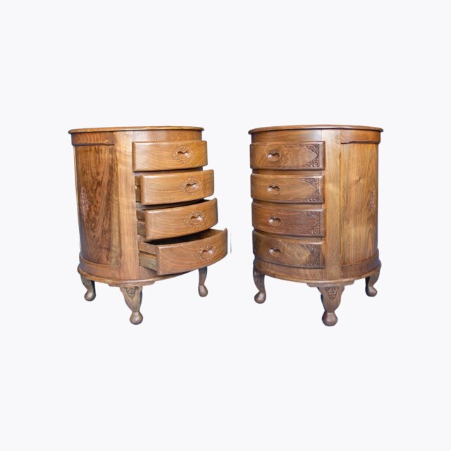 Kieffer 4 Drawer 50Cm W Solid Wood Chest of Drawers