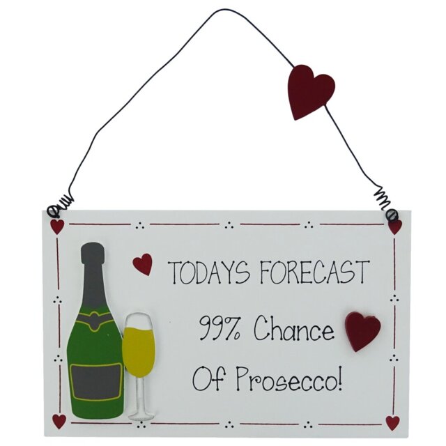 99% Chance Of Prosecco Wall Décor