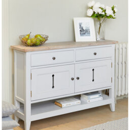Aneisa 120cm Solid Wood Sideboard