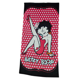 BETTY BOOP KICKING BEACH TOWEL
