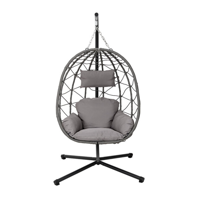 Egg-Shaped Chair Hammock with Stand