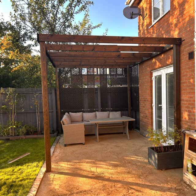 Micelle Solid Wood Pergola