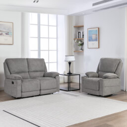 Sydney Latch Recliner 1 and 2 Seater Sofa Set