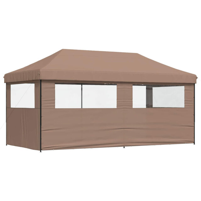 Vidaxl Foldable Tent Pop-Up With 4 Side Walls Outdoor Party Tent Garden Gazebo