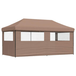 Vidaxl Foldable Tent Pop-Up With 4 Side Walls Outdoor Party Tent Garden Gazebo