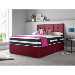 Vibbert Upholstered Divan Bed with Mattress