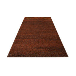 Kerima Handmade Shag Wool Terracotta Rug