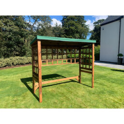 Oakham 2.5m x 1m Wood Patio Gazebo
