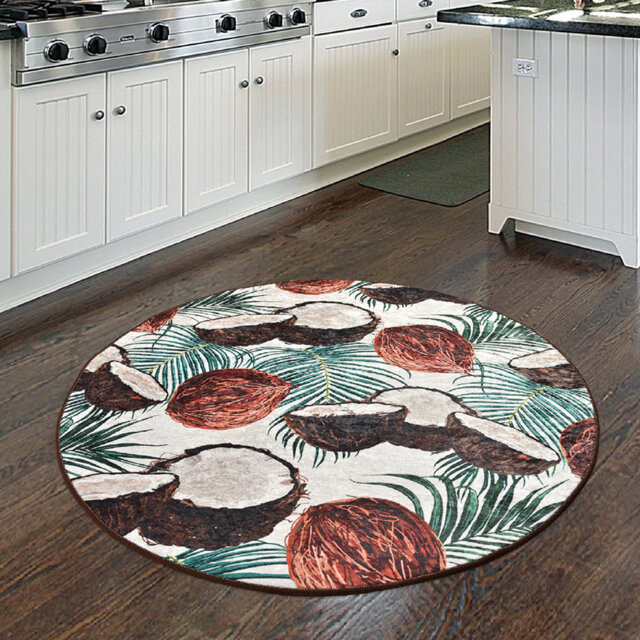 Valora Corpus Christi Shaggy Green/Brown/Red Rug