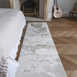 Aurora AU17 Linea Metallic Beige Area Rug