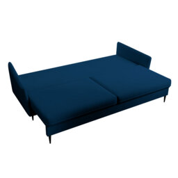 Almonor 221Cm Velvet Round Arm Sofa Bed
