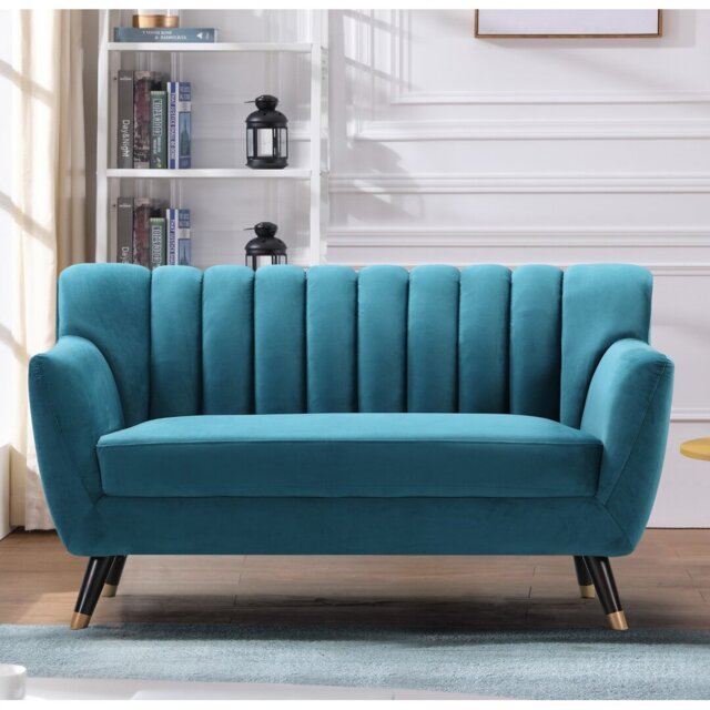 Zebediah 2 Seater Velvet Sofa