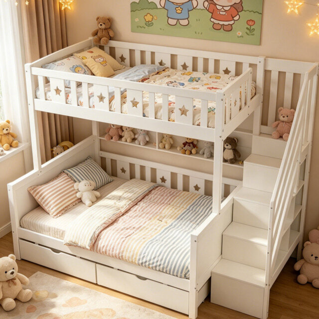 European Single (90 X 200 Cm) Bunk Bed Bed Frame