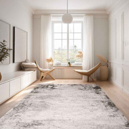 Ruby Weathered Lines Beige Gold Abstract Area Rug