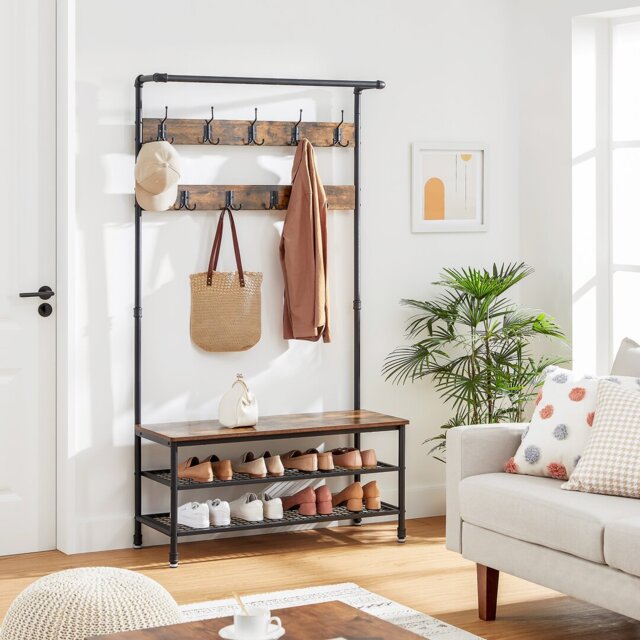 Alora Hall Tree 100cm Wide with Bench and Shoe Storage